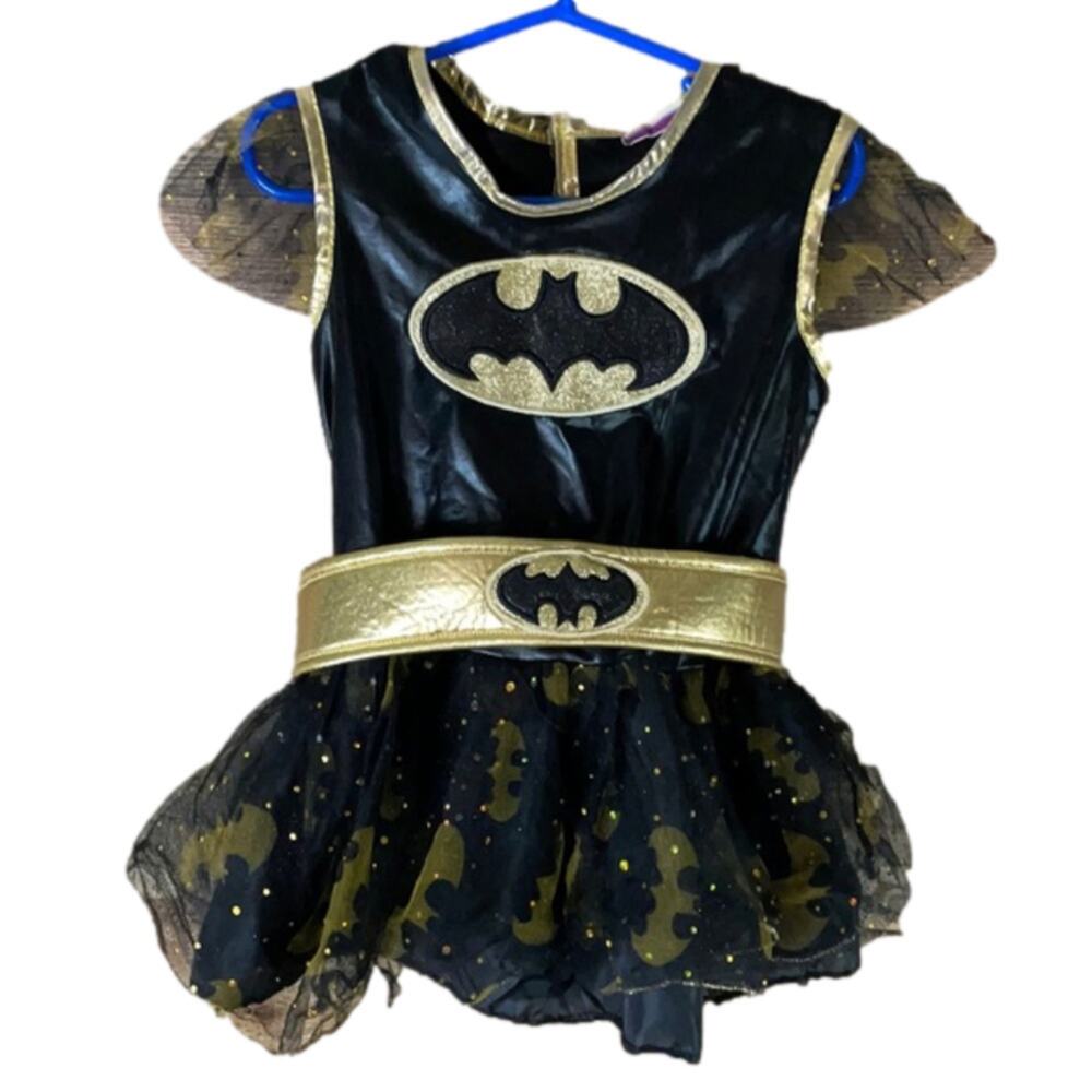 Rubie's Batgirl Batman Halloween Costume Black Dress Tulle Skirt Size Small